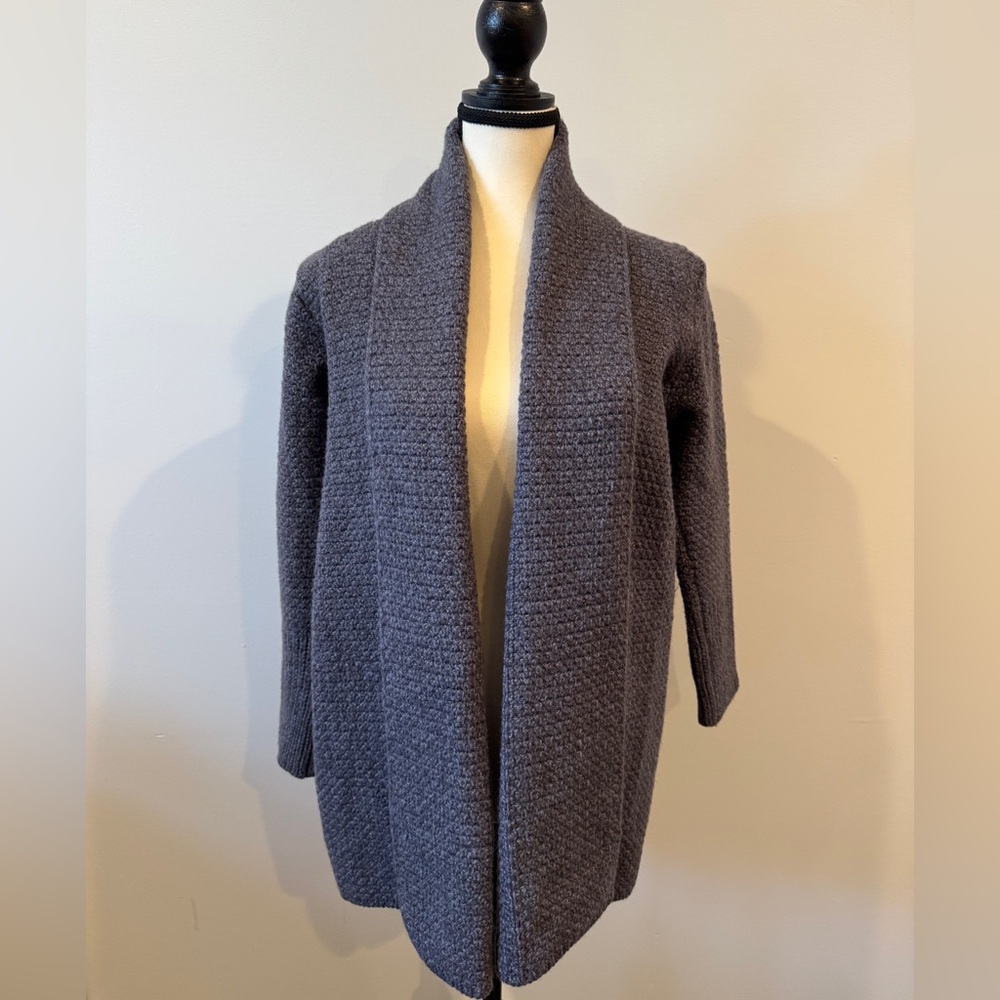 Dark Grey 100% Wool Sweater